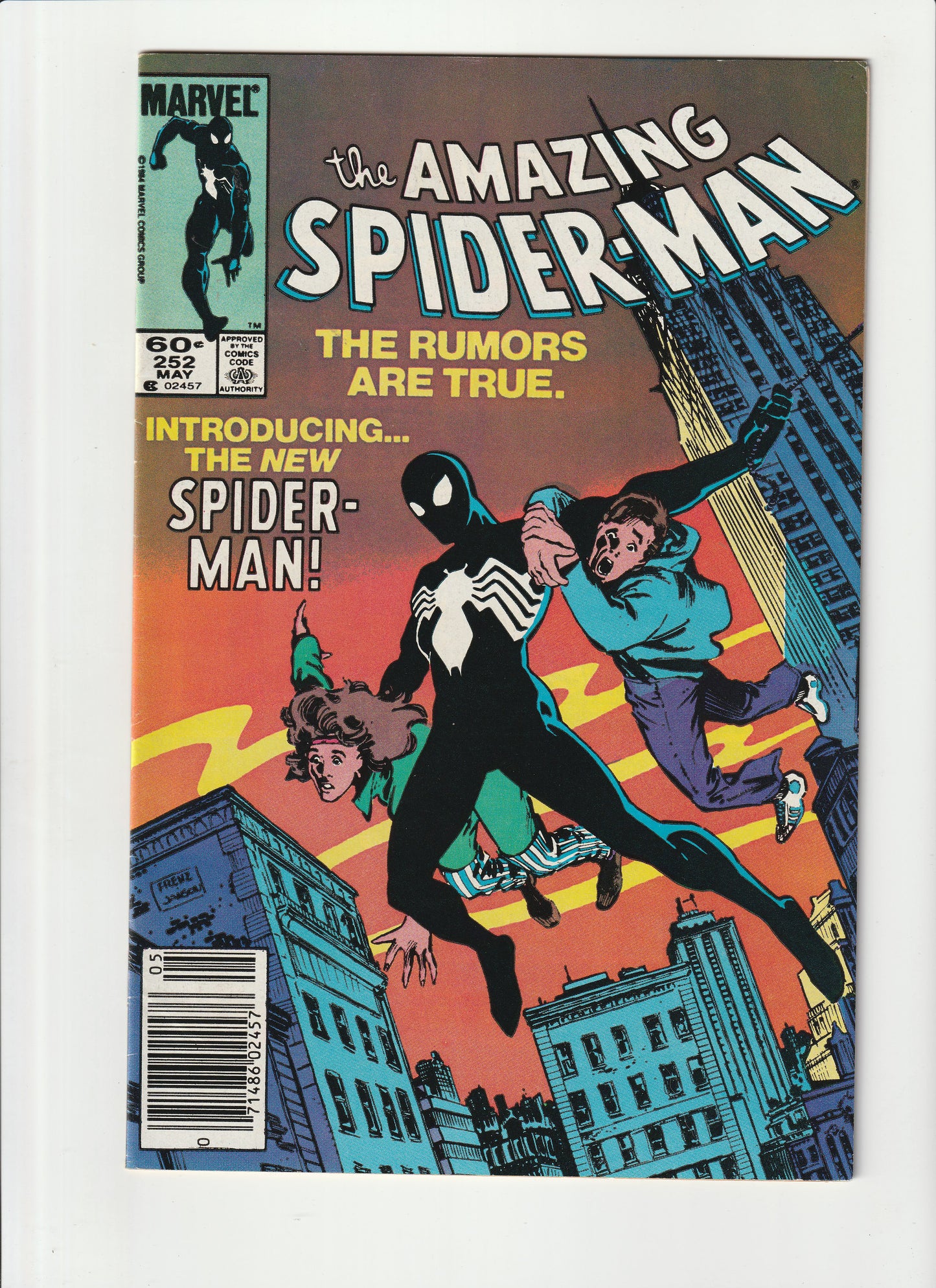 Amazing Spider-Man #252 Newsstand 1st appearance Black Suit