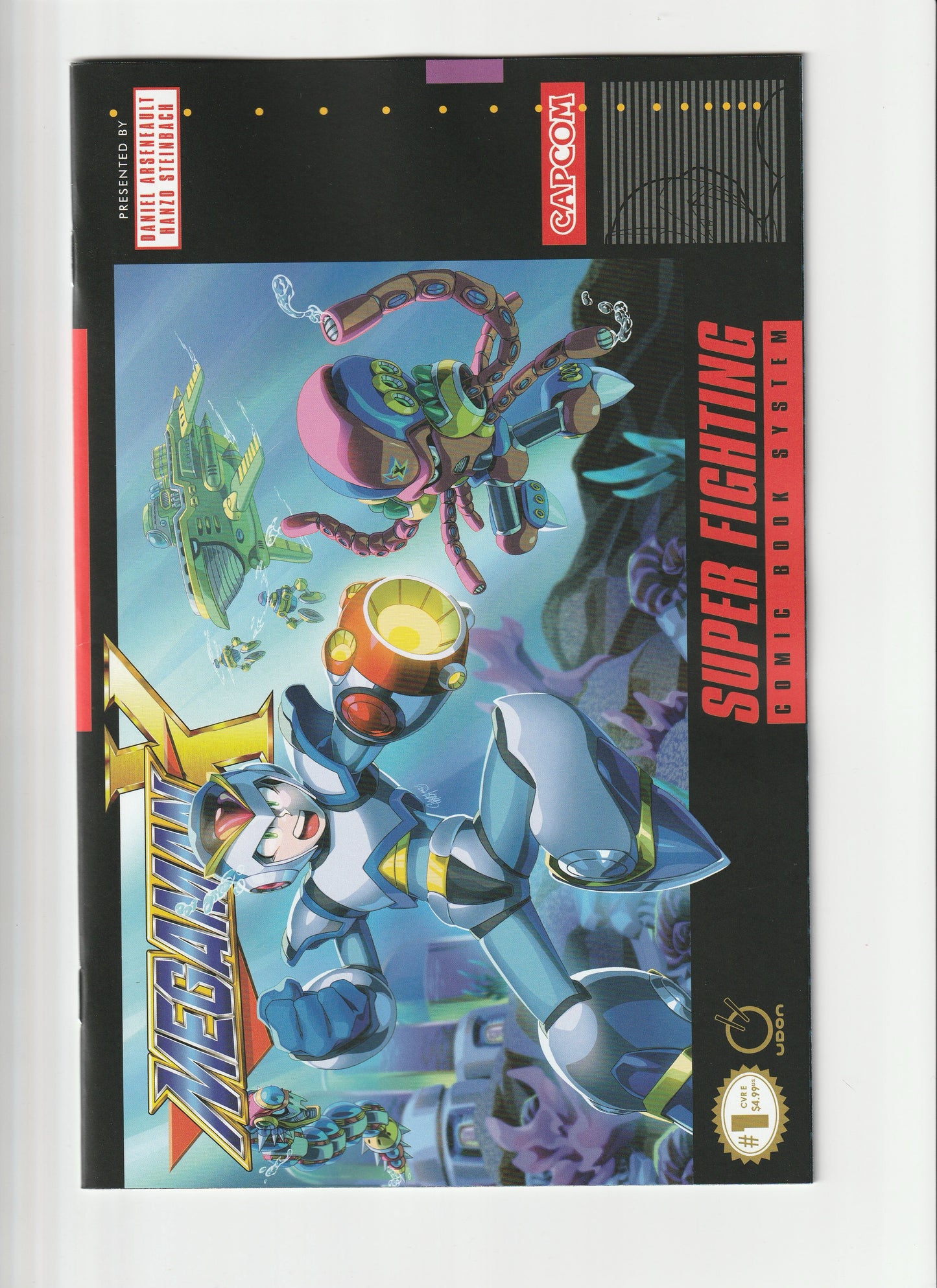 Megaman X #1 Portada Variante Super Nintendo